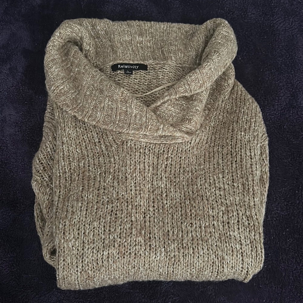 Relativity Light Tan Sweater